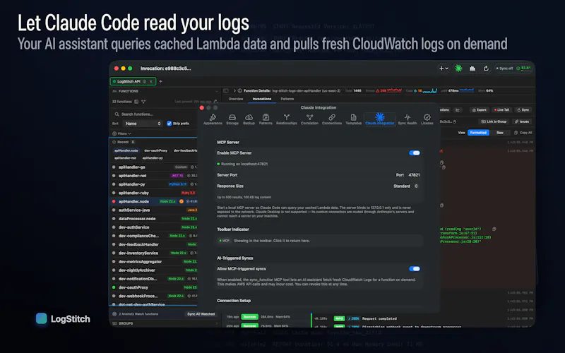 LogStitch screenshot 6