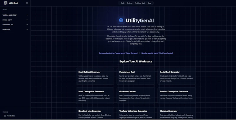 UtilityGenAI 2.0 screenshot 2
