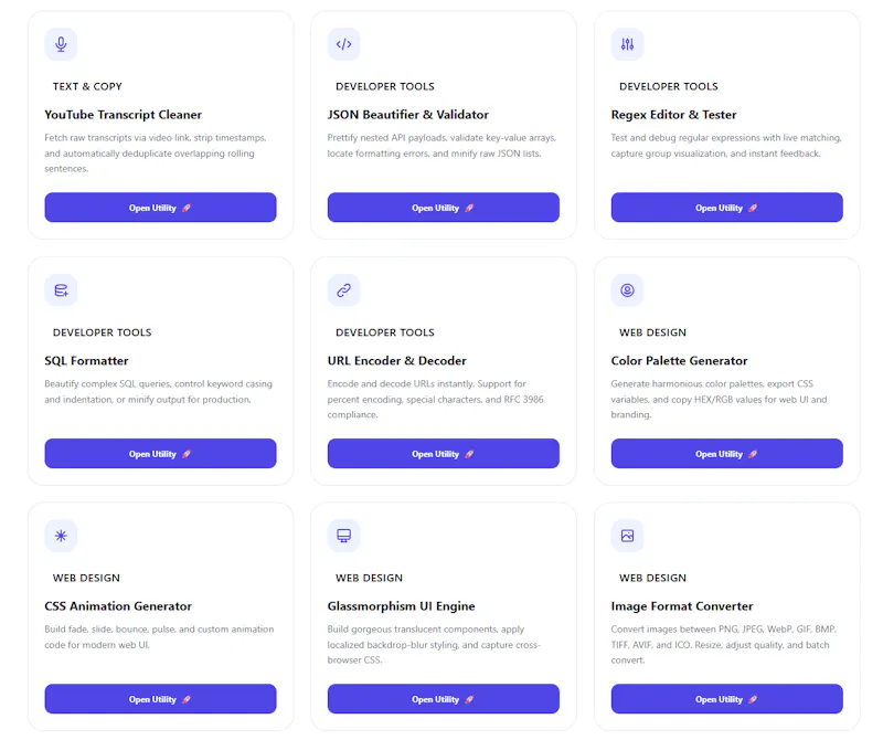 IndieUtility screenshot 2