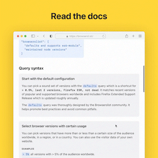 Browserslist media 4