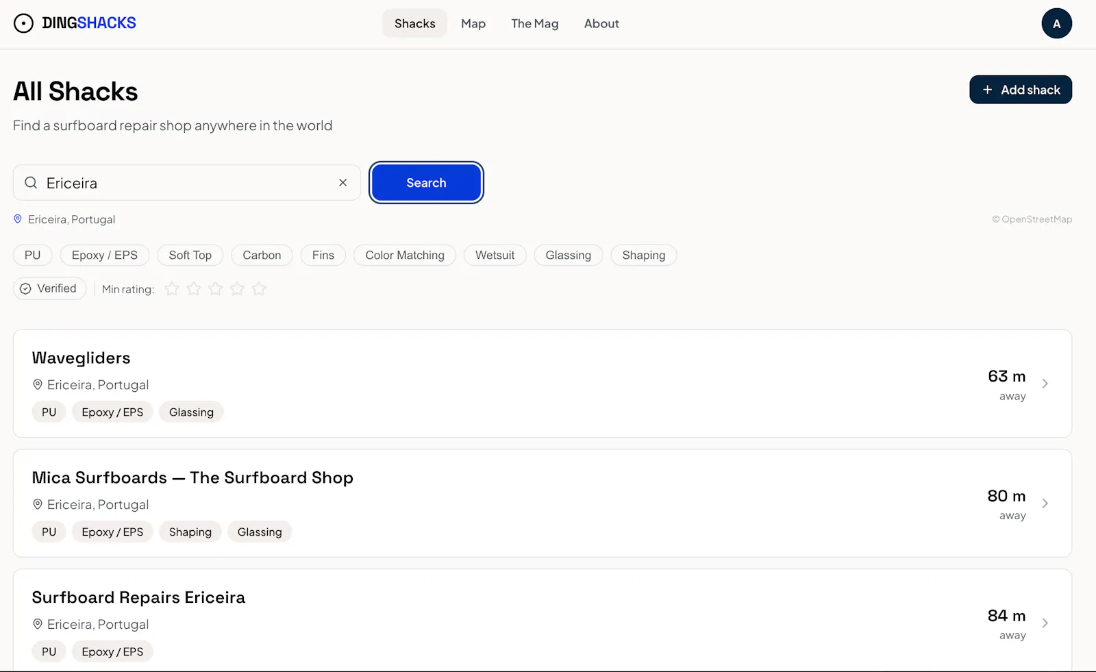 DingShacks screenshot 2