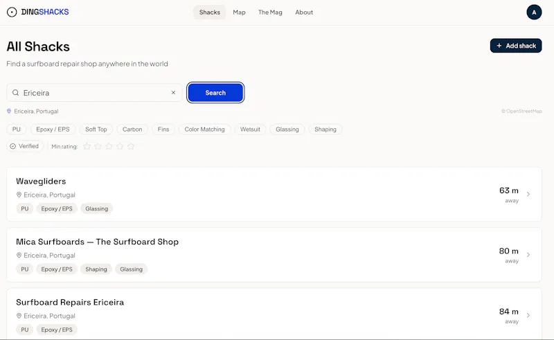 DingShacks screenshot 2