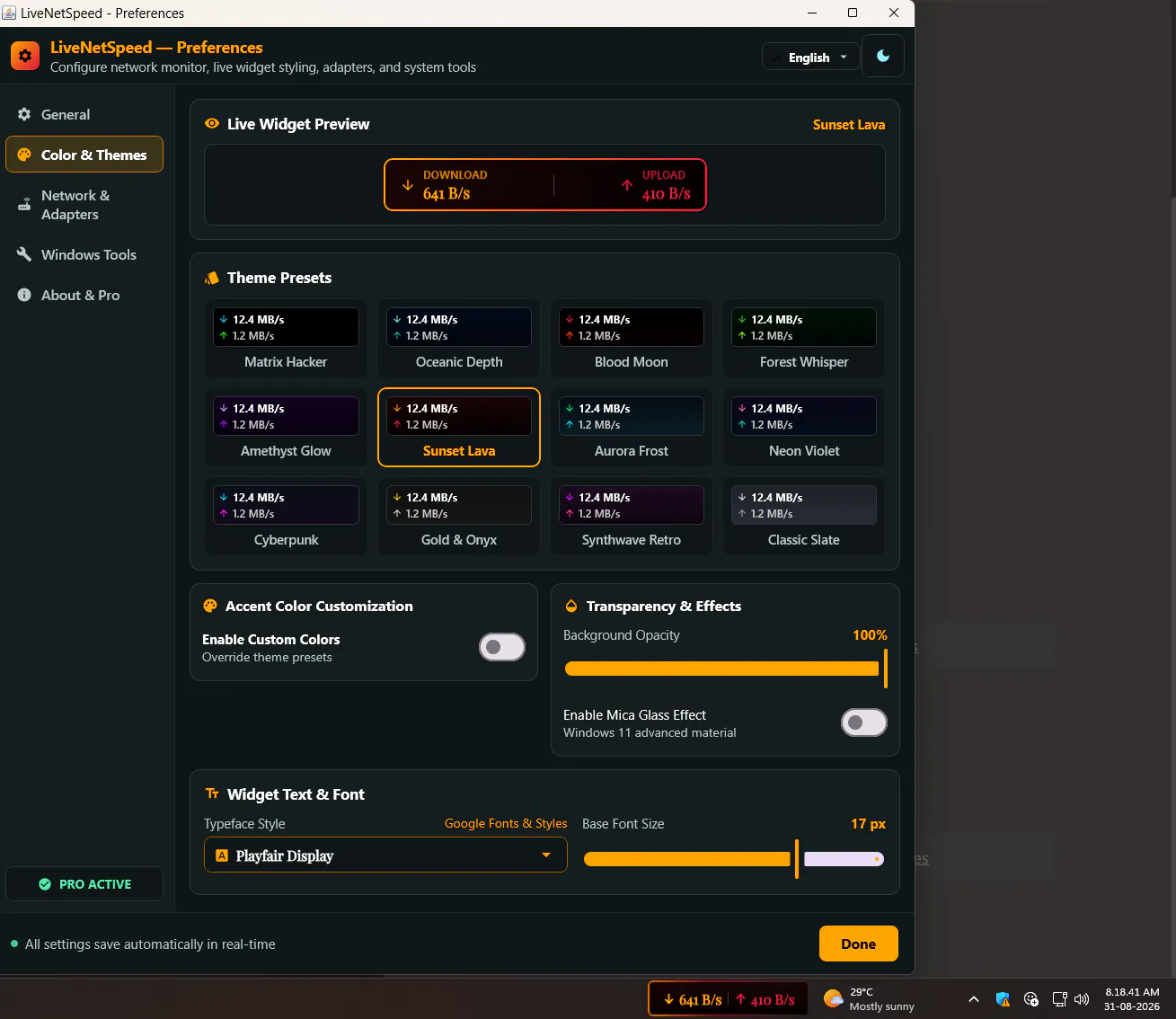 Live Net Speed Pro gallery image