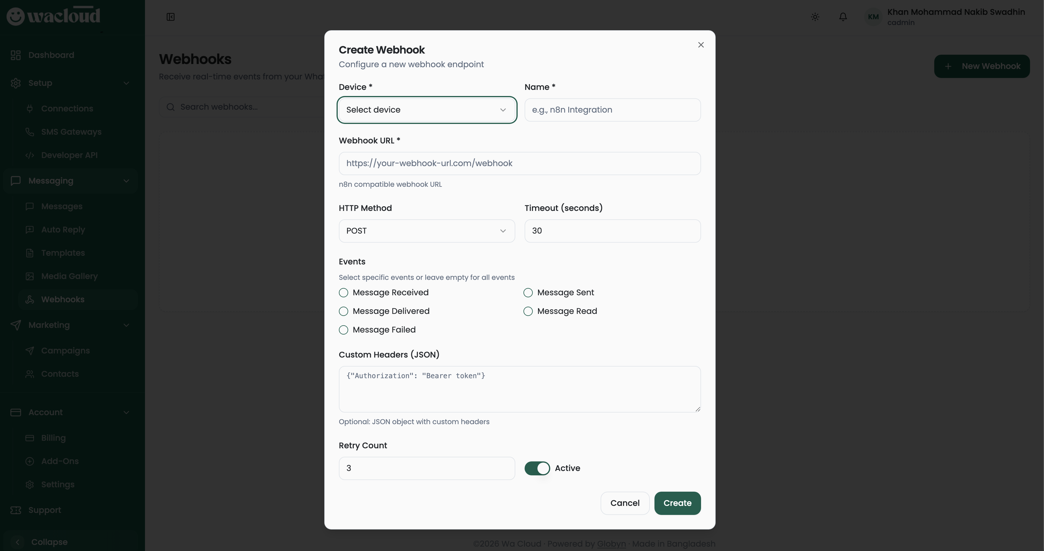 WaCloud gallery image