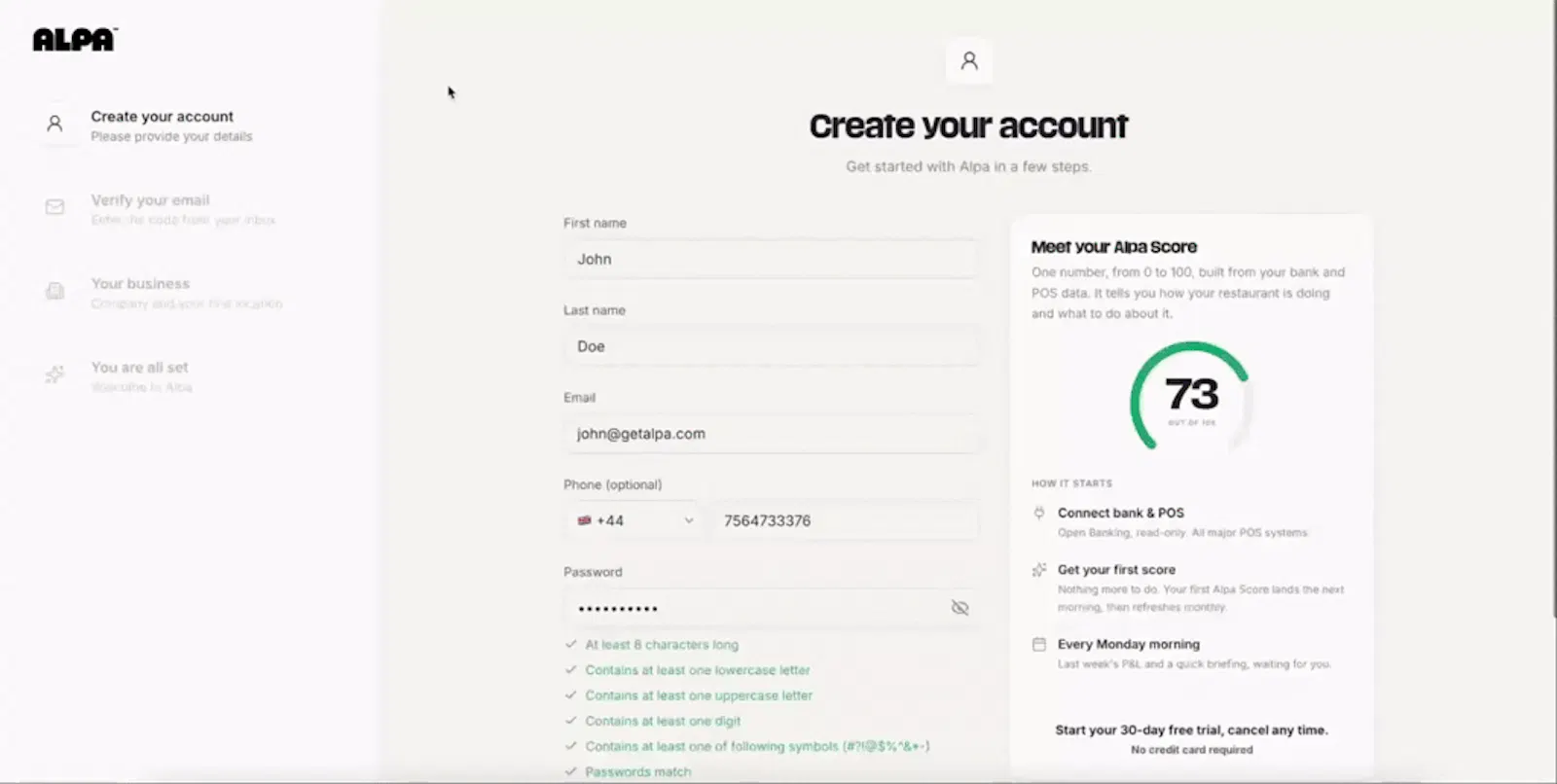 Alpa screenshot 1 (video preview)