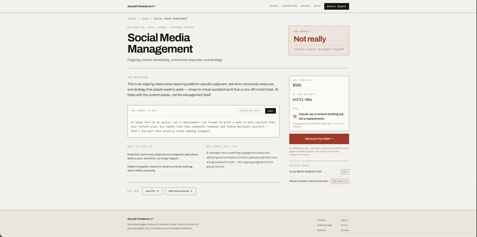 Should I Freelance It? screenshot 2