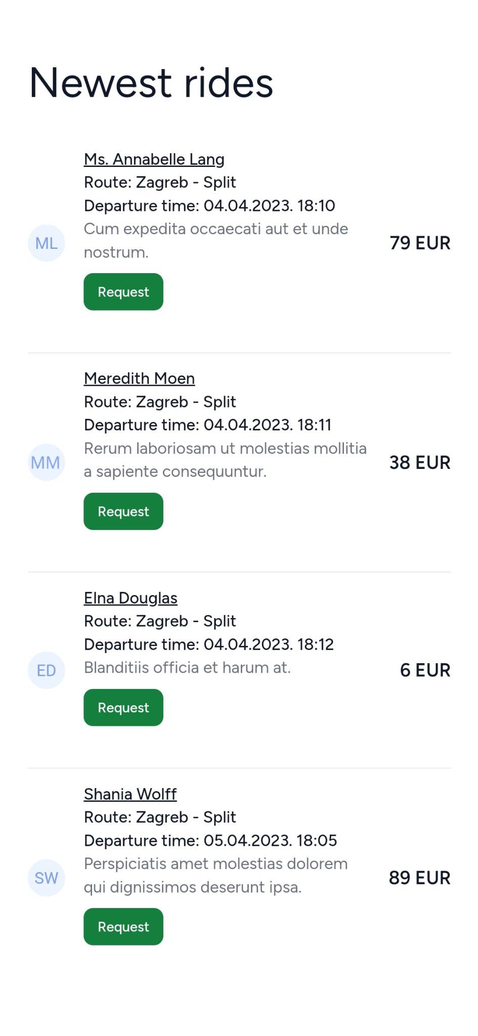 Yugoauto - kostenlose Alternative mit Mitfahrgelegenheiten - Kostenlose Mitfahrgelegenheiten zu Blablacar Medien 3