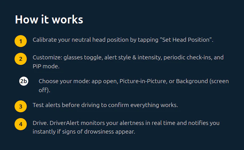 DriverAlert: Stay Awake! screenshot 2