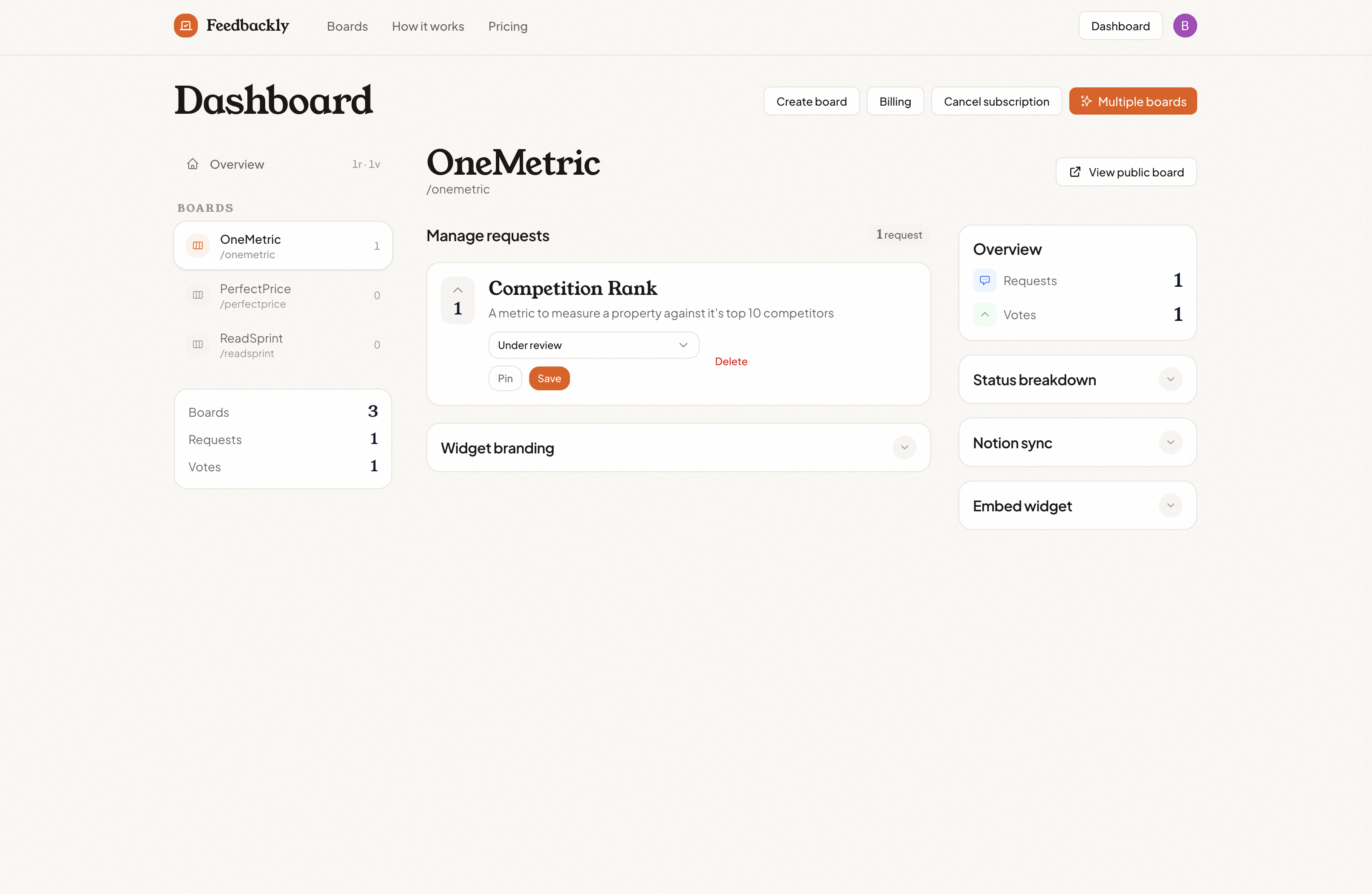 Feedbackly gallery image