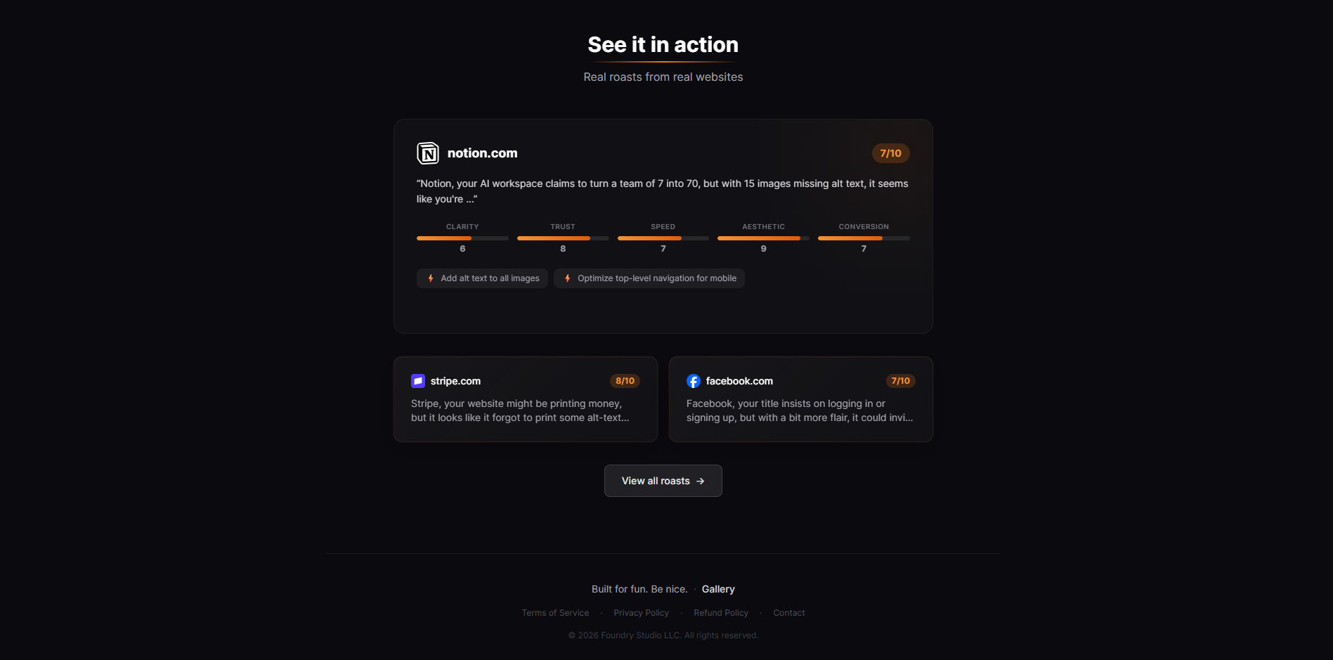 KindRoast - Screenshot 2 showing product features and functionality