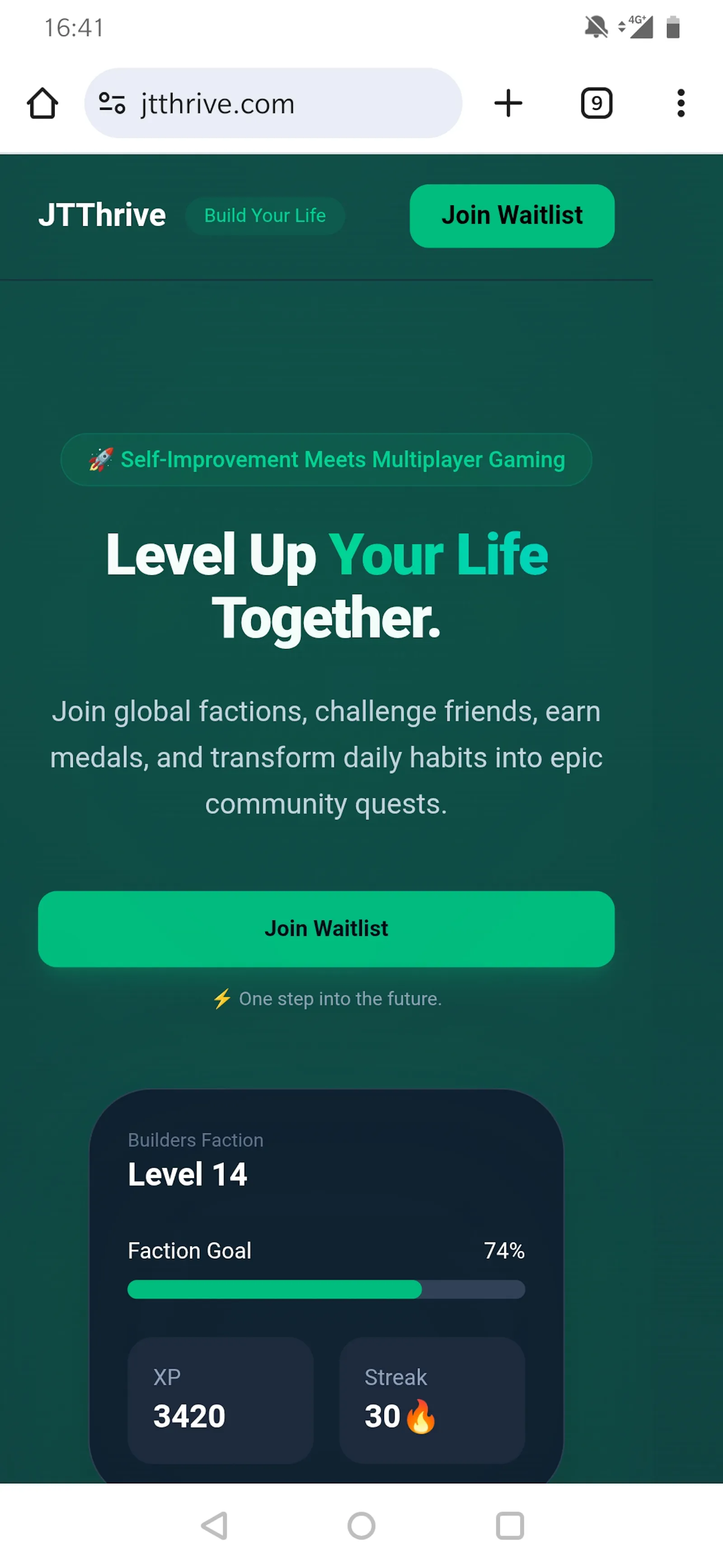 JTThrive screenshot 2
