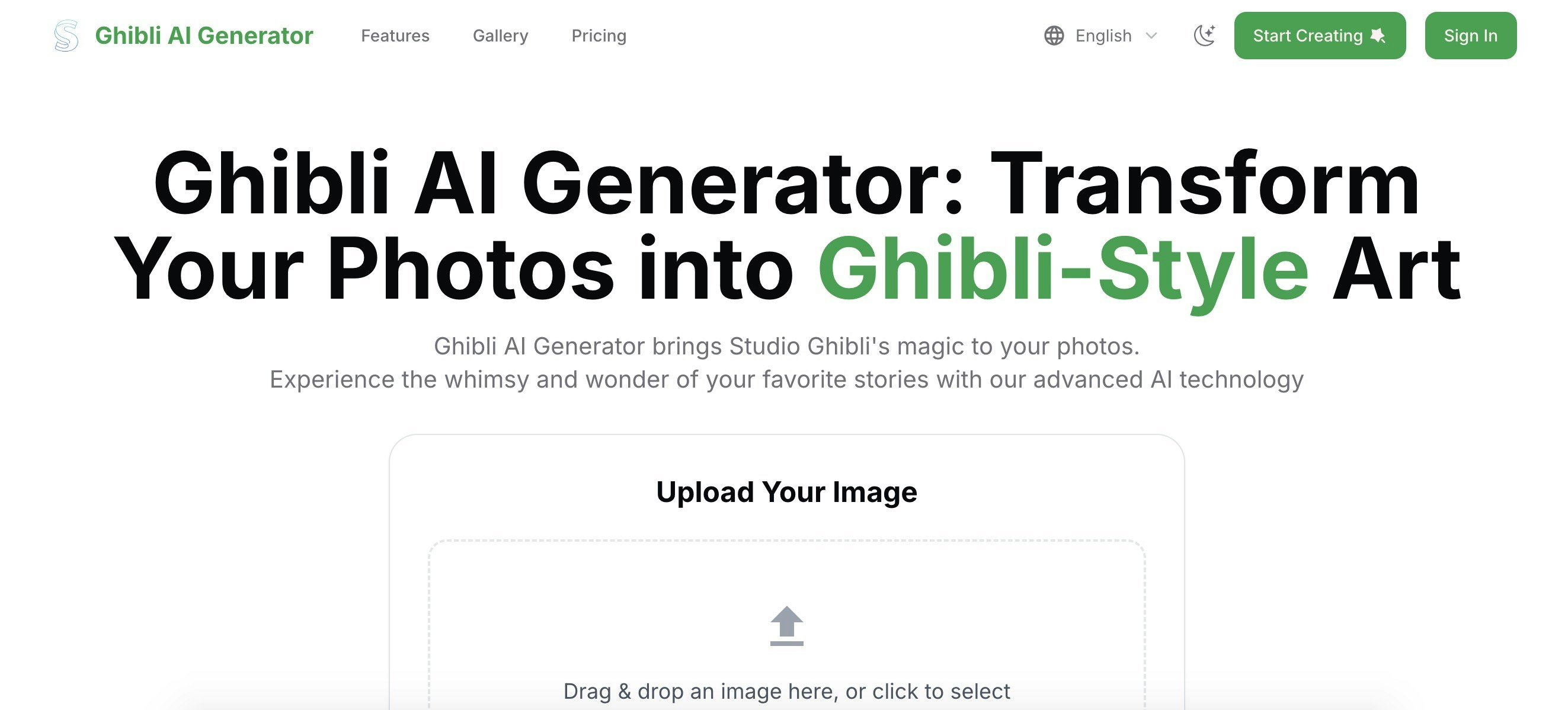 Ghibli AI gallery image