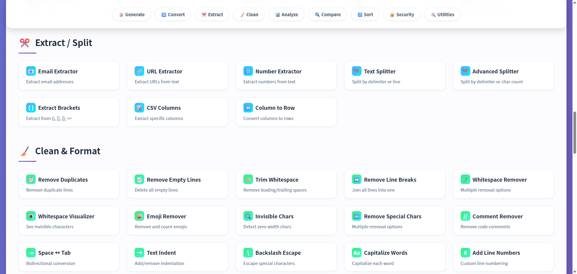 Easy Text Tools - Screenshot 2 preview