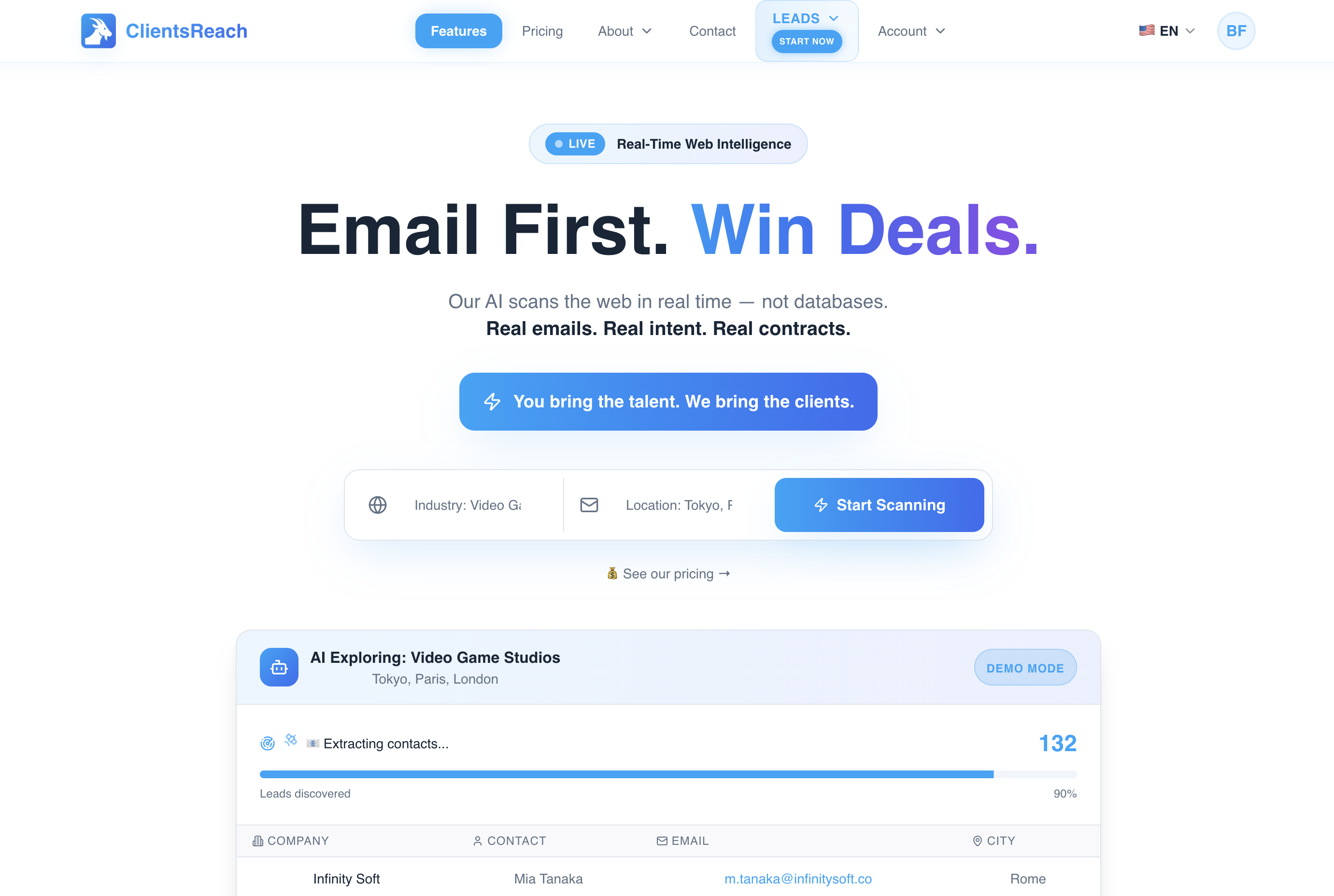 ClientsReach - Screenshot 5 showing product features and functionality