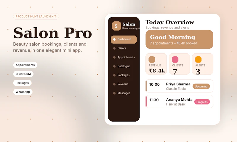 Salon Pro  screenshot 1