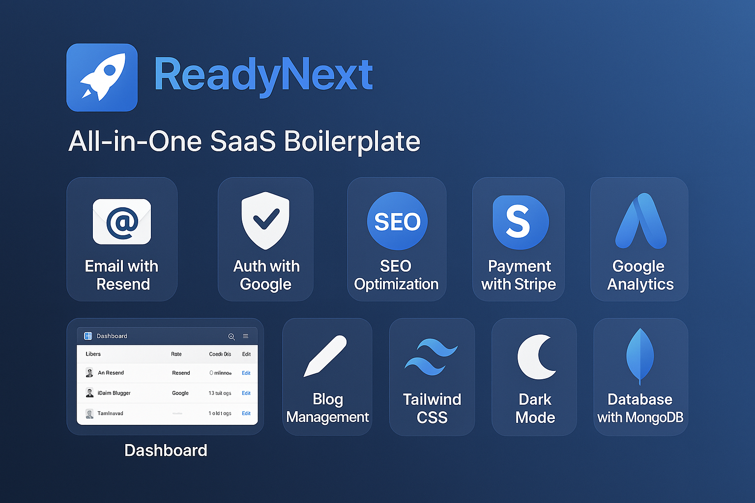 Shipfaststarter - Шаблон стартового комплекта SaaS |All-In-One Next.js Solution медиа 1