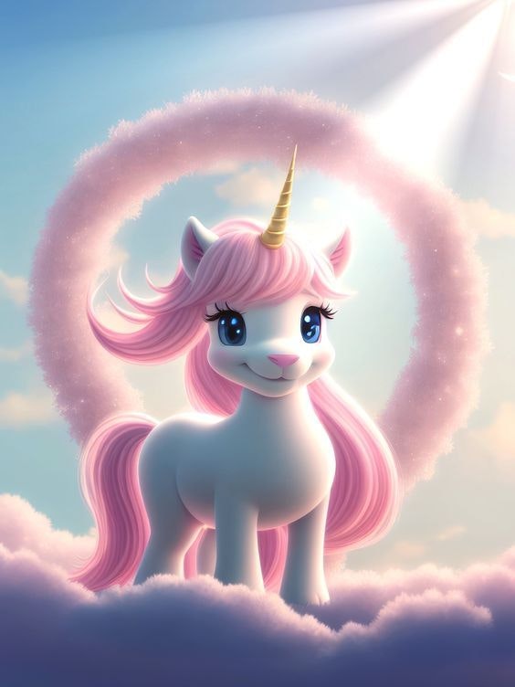 Coloriage de licorne couleur couleur