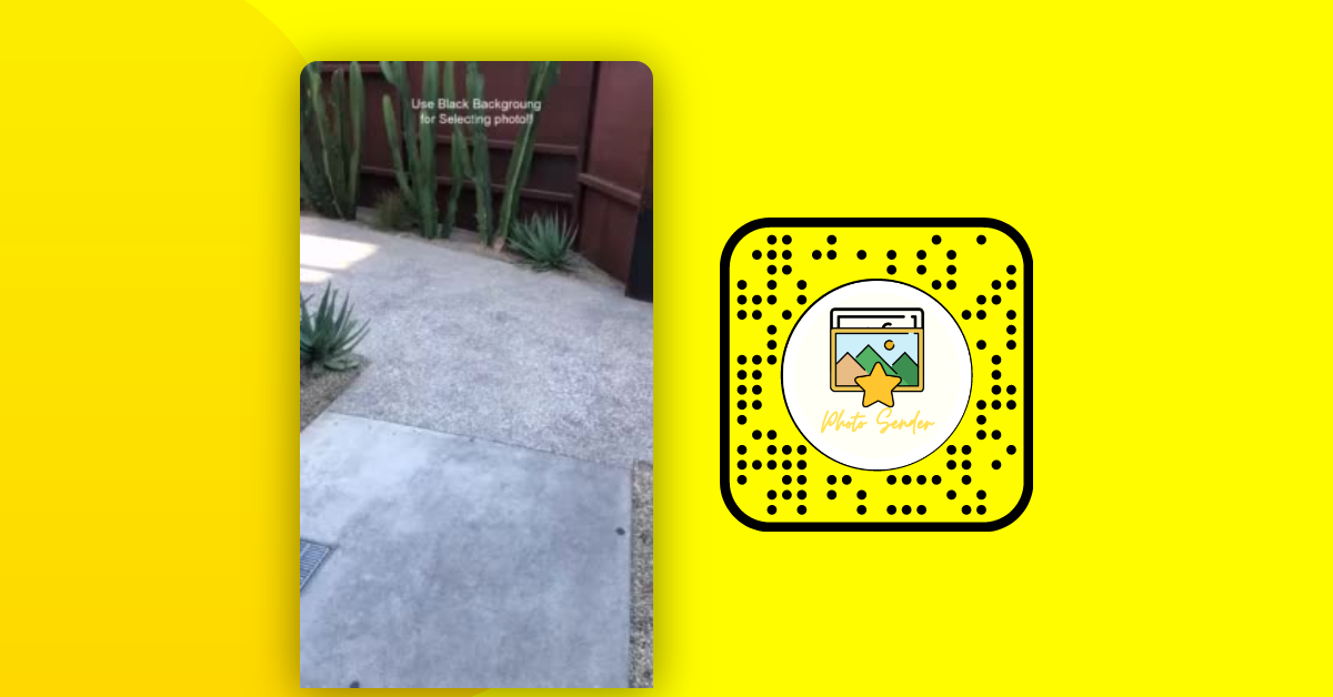 Send Photo from Gallery - Snapchat Lens gallery image