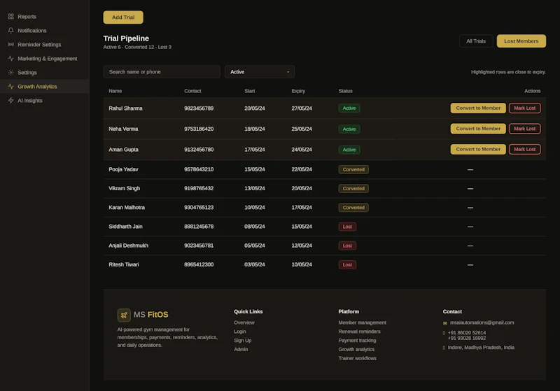 MS FitOS screenshot 5