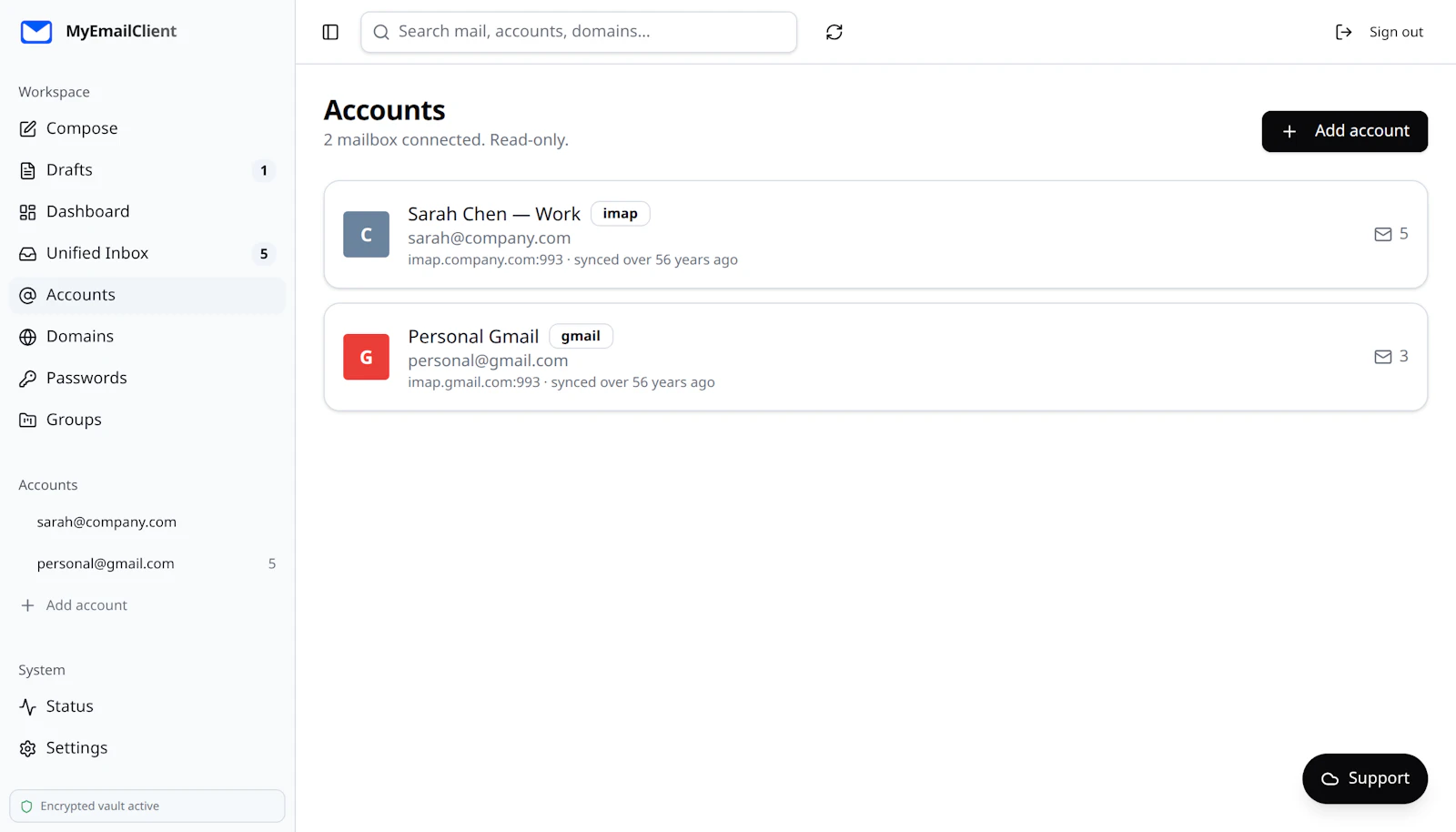 MyEmailClient screenshot 5