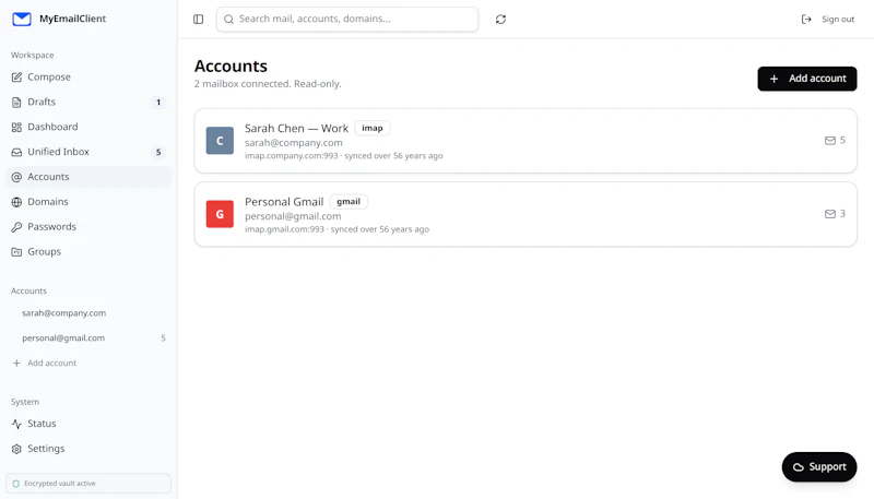 MyEmailClient screenshot 5