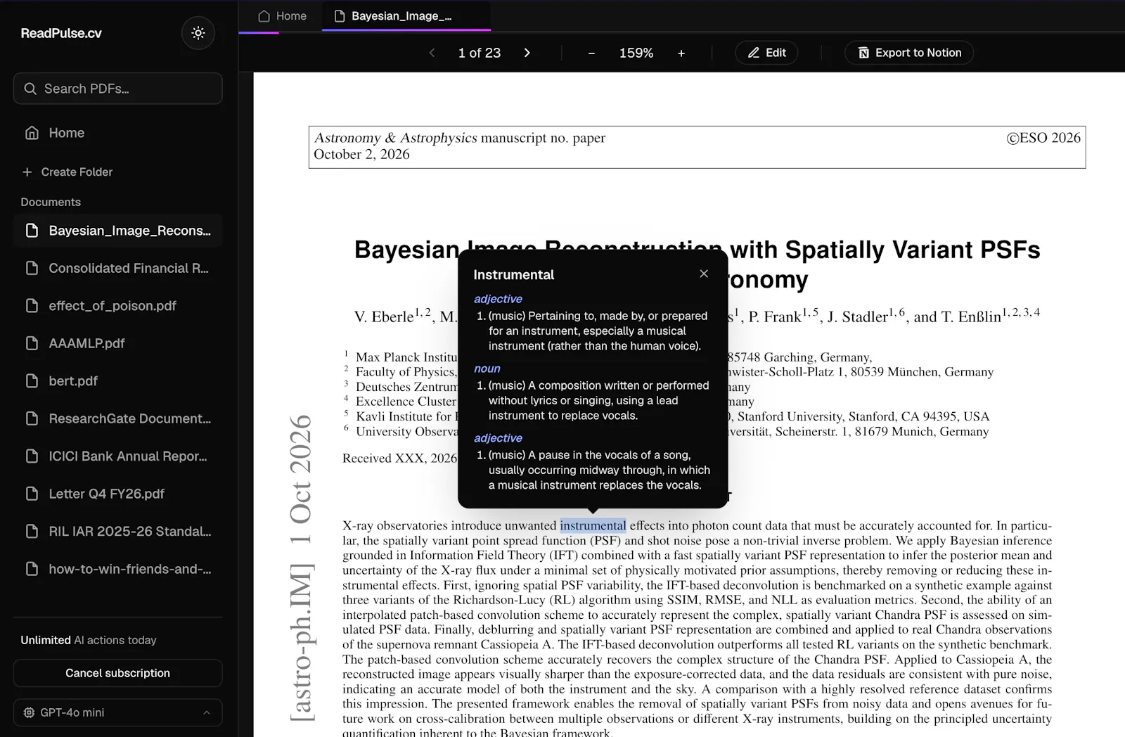 ReadPulse.cv screenshot 5