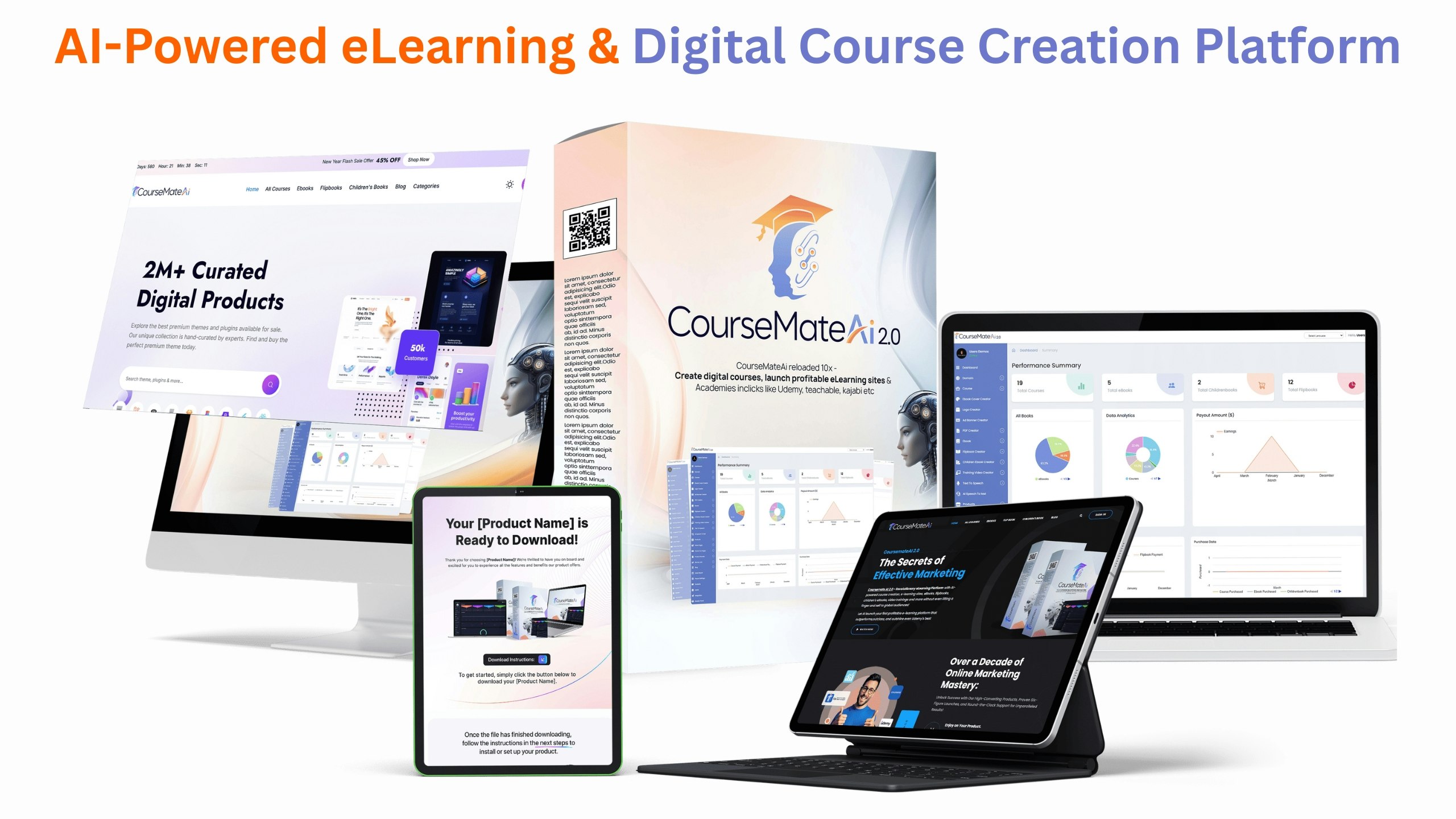Media Coursemateai 2.0 - Nền tảng tạo khóa học Elearning & Digital do AI hỗ trợ 1