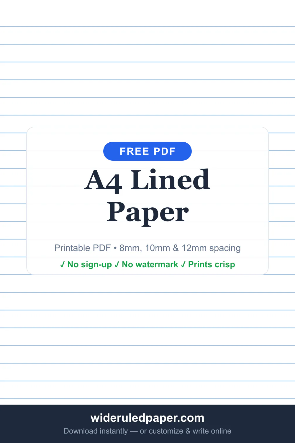 Wide Ruled Paper gallery image