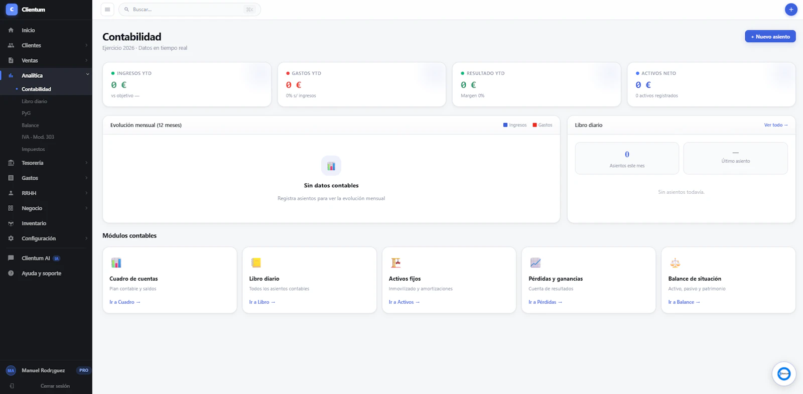 Clientum screenshot 2