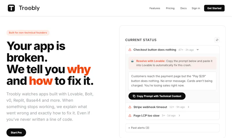 Troobly screenshot 1