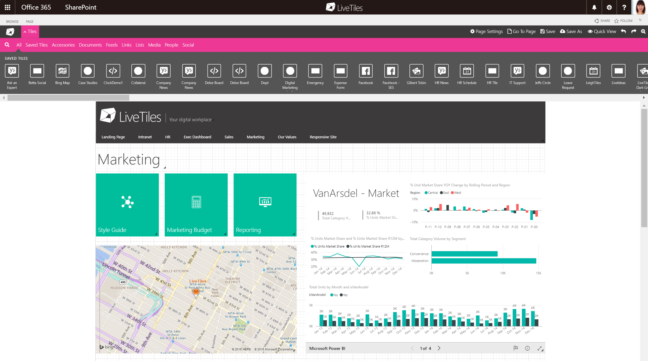 LiveTiles SharePoint gallery image
