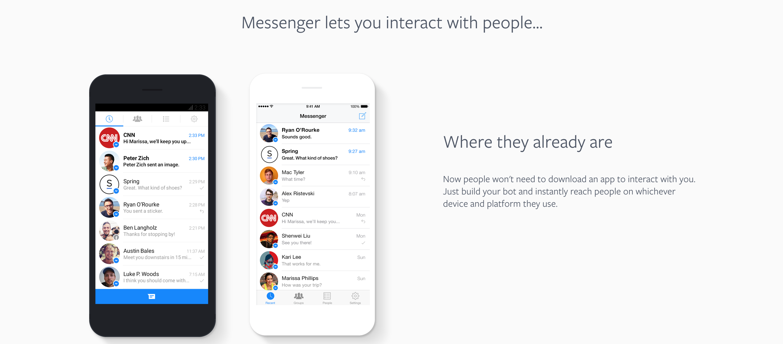 Messenger Platform (Beta) gallery image