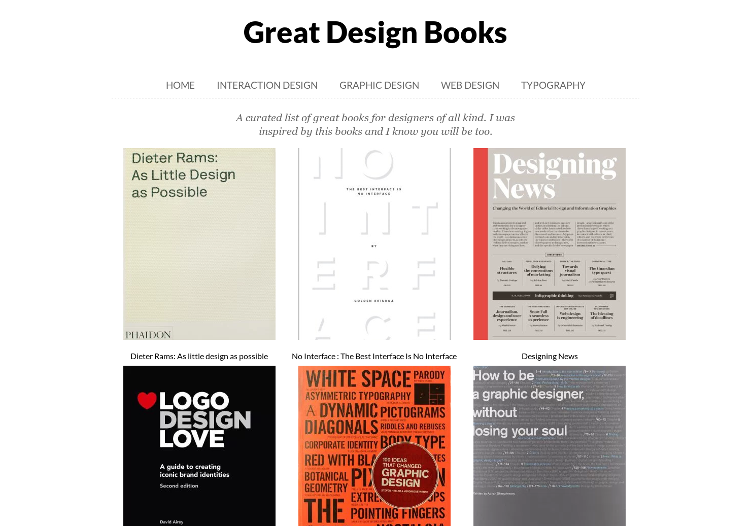 Great Design Books