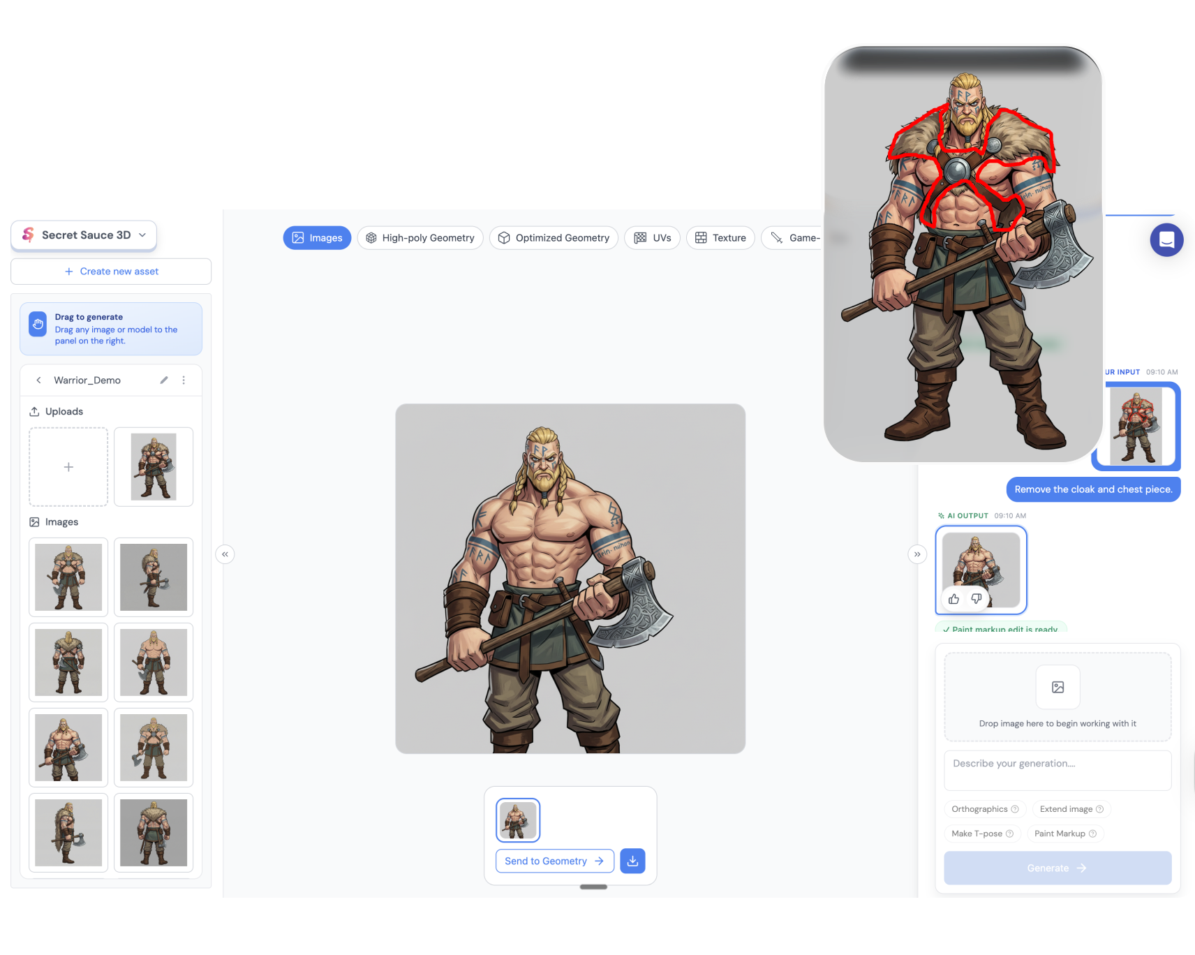 Secret Sauce 3D - Screenshot 3 showing product features and functionality
