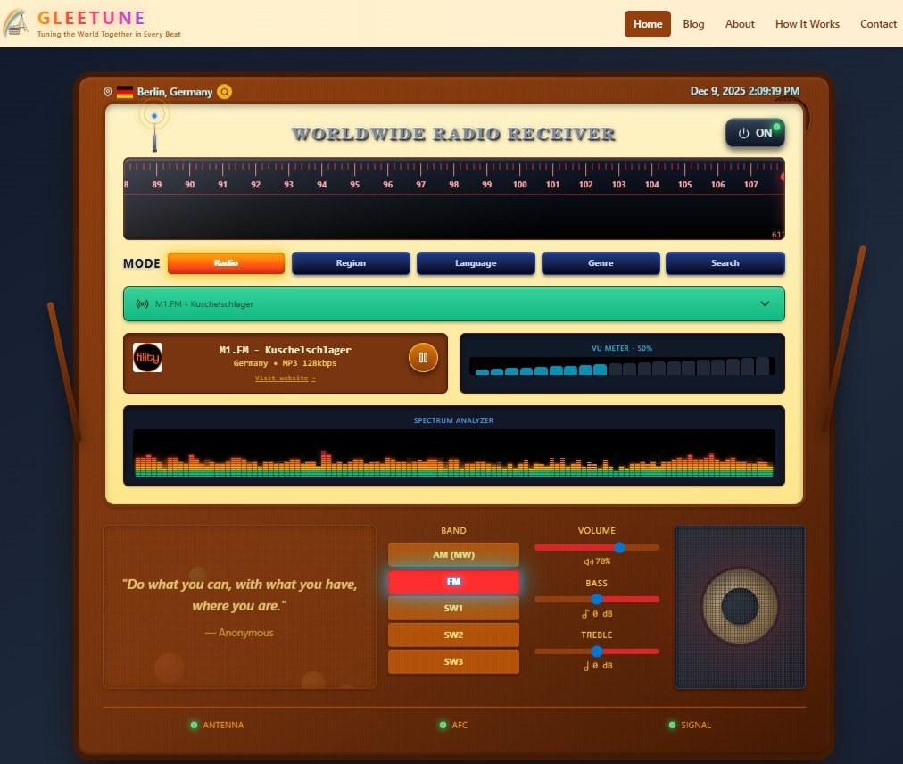 Gleetune - Screenshot 3 showing product features and functionality