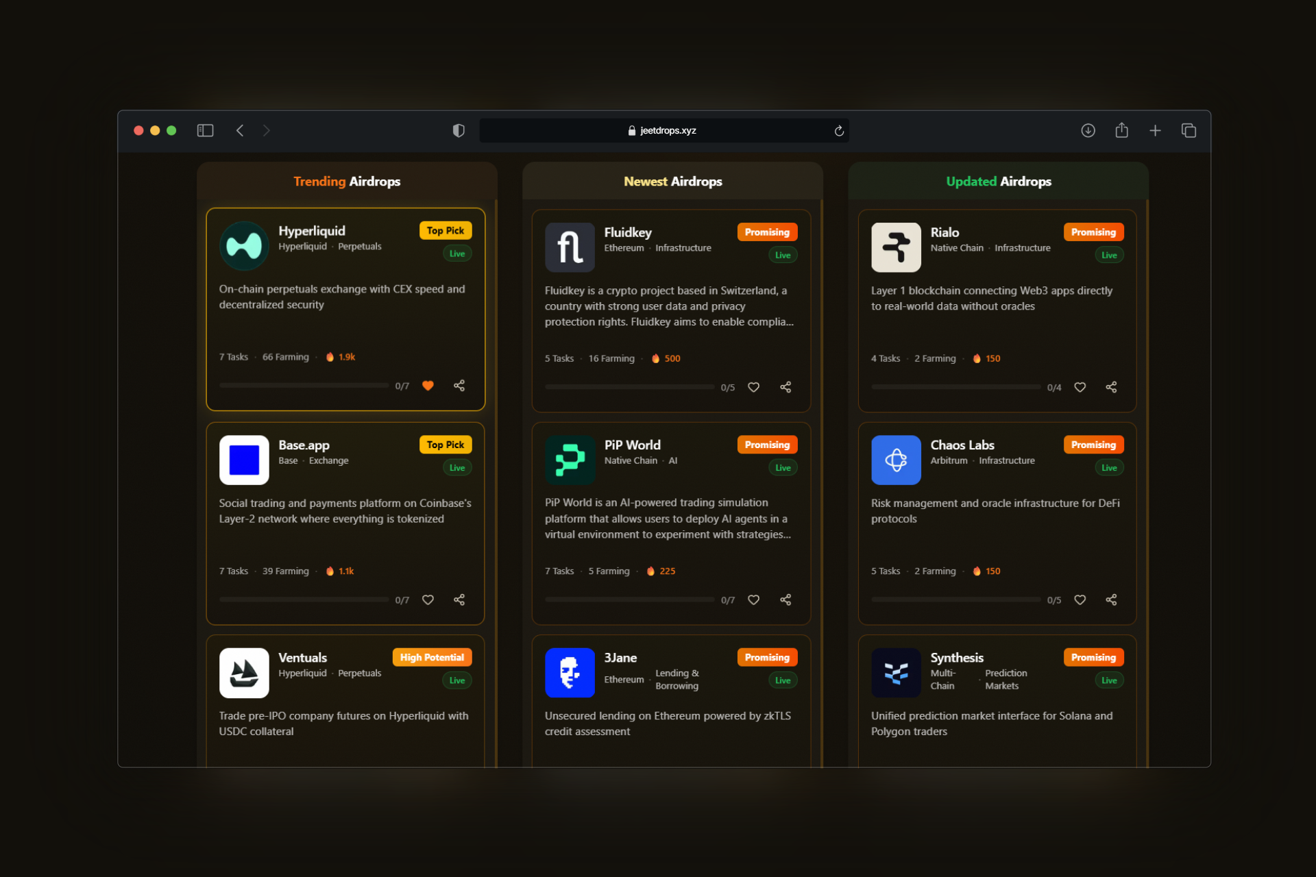 Jeetdrops - Screenshot 4 showing product features and functionality