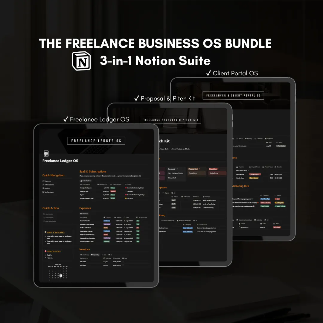 Freelancer Business OS Bundle logo