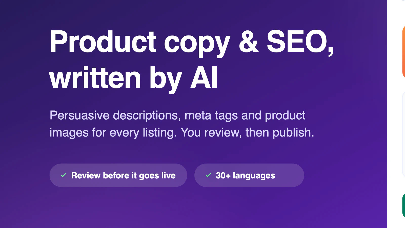 AI Store Optimiser screenshot 2
