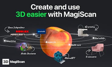 「仮想世界作成の簡素化 - MagiScanは、現実のオブジェクトを難なくデジタルアセットに変換することで、仮想世界のクラフトを革新します。」