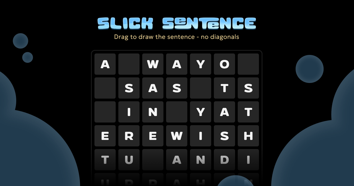 Slick Sentence gallery image