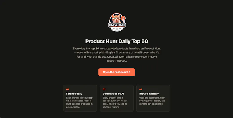 PH Daily Top 50 screenshot 1