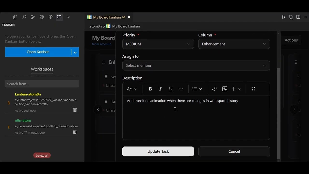 Kanban atom8n gallery image