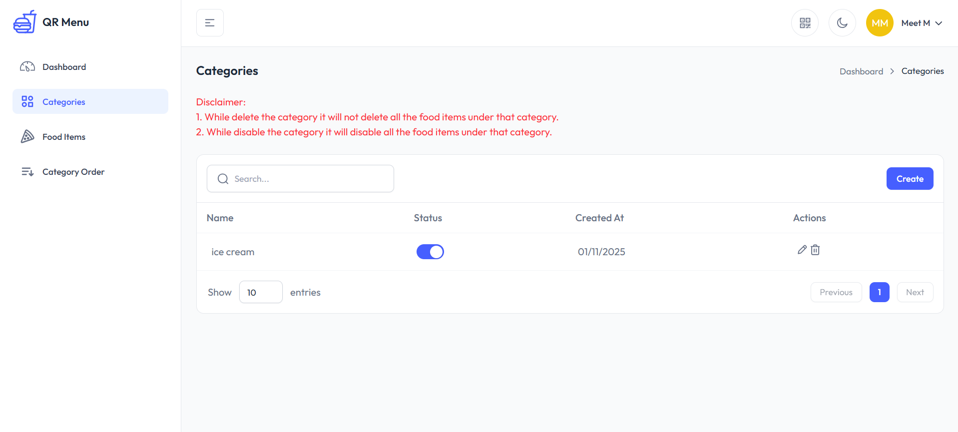 Smart QR Menu System gallery image