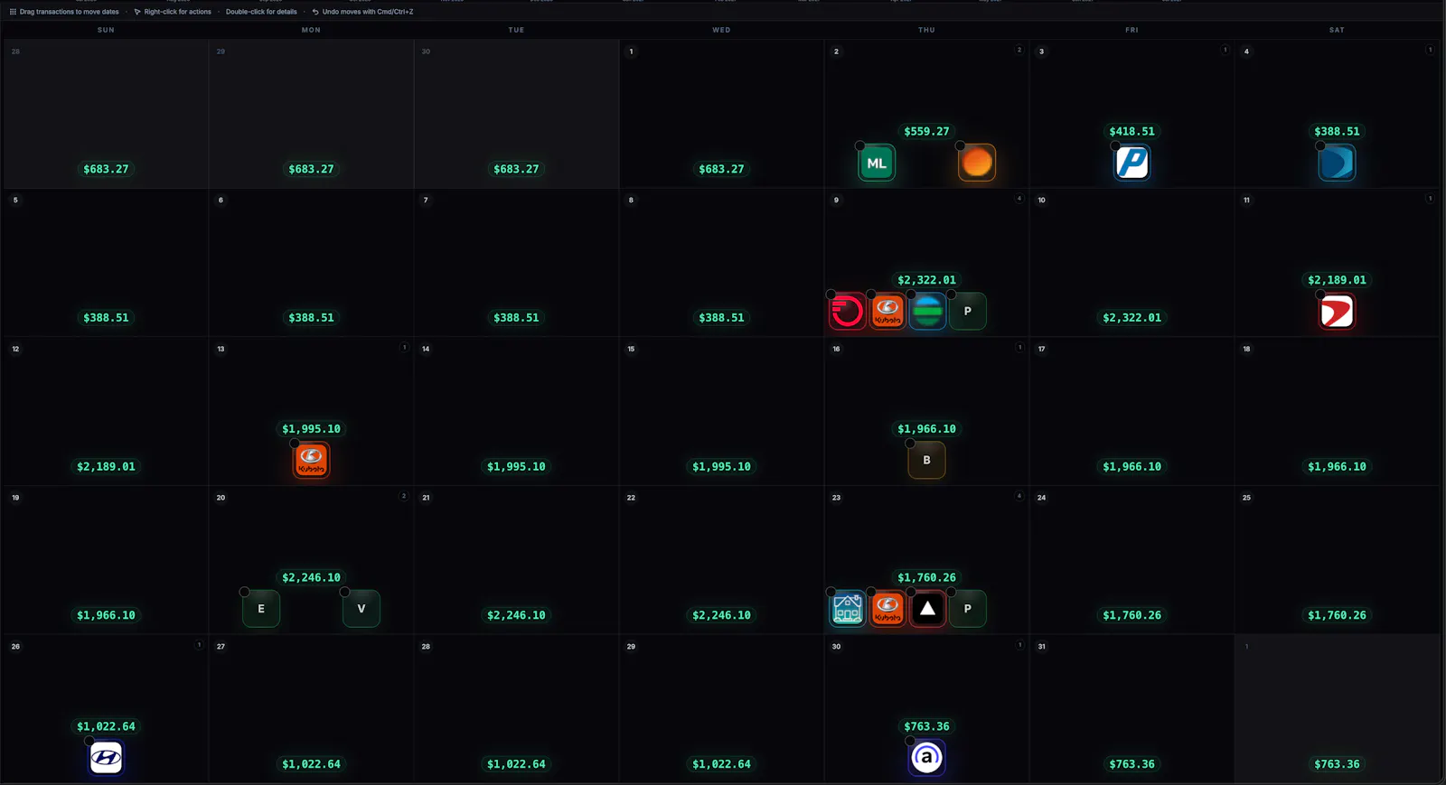CalBudget screenshot 4