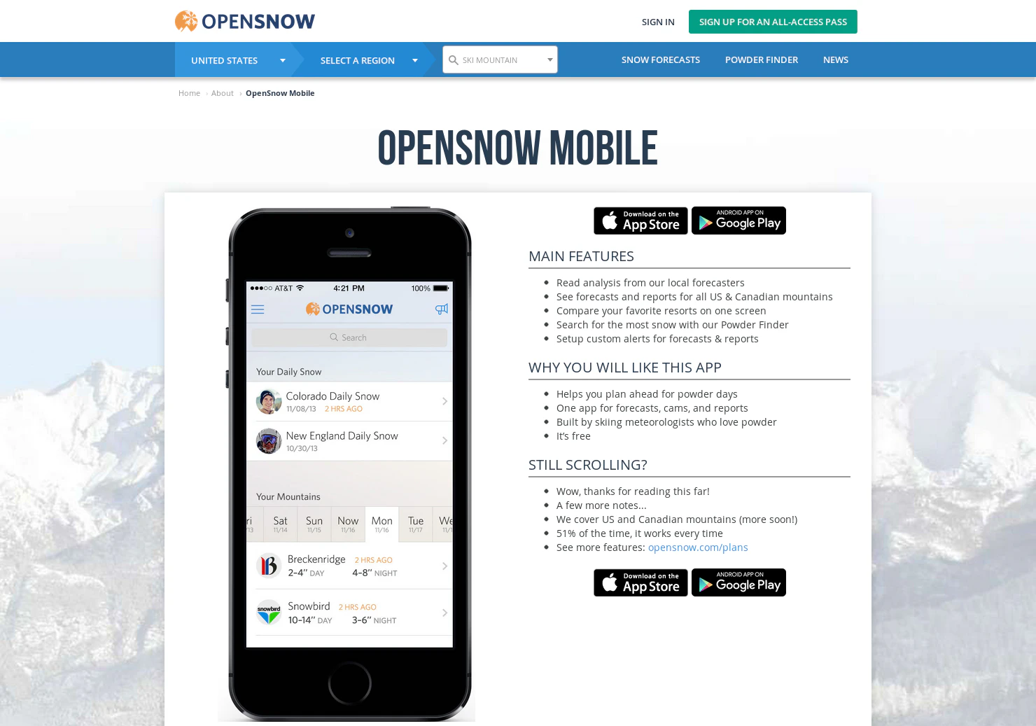 OpenSnow