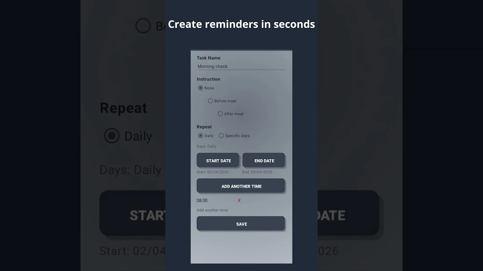 All Is OK: Reminders & Notes screenshot 1 (video preview)