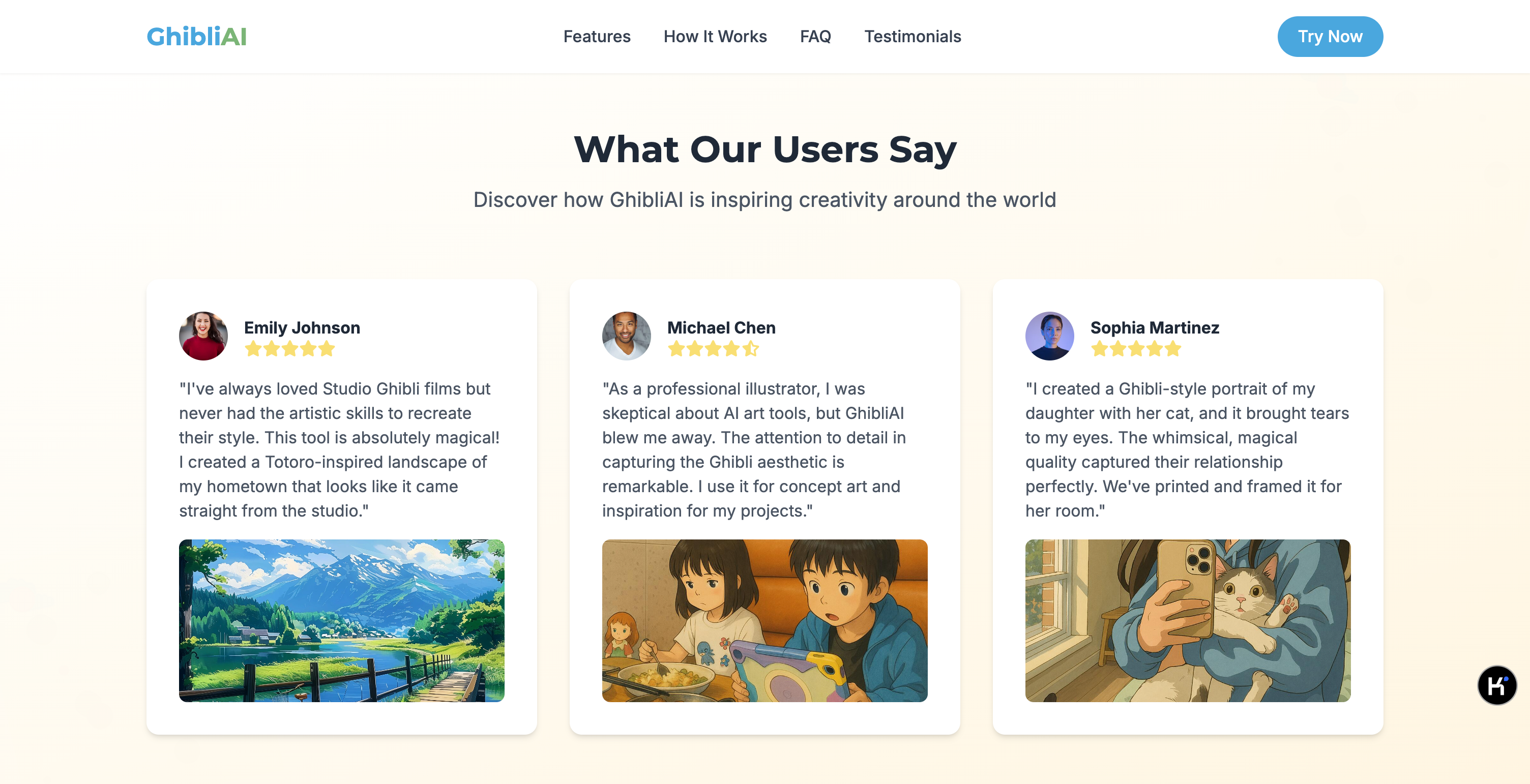 Ghibli Style Image Generator gallery image