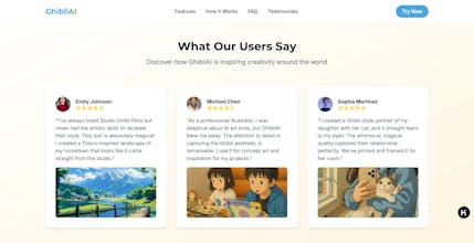 Ghibli Style Image Generator gallery image