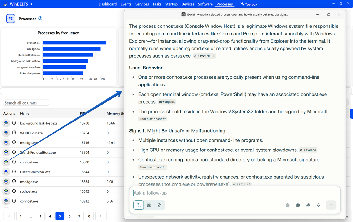WinDEETS  - Screenshot 5 showing product features and functionality