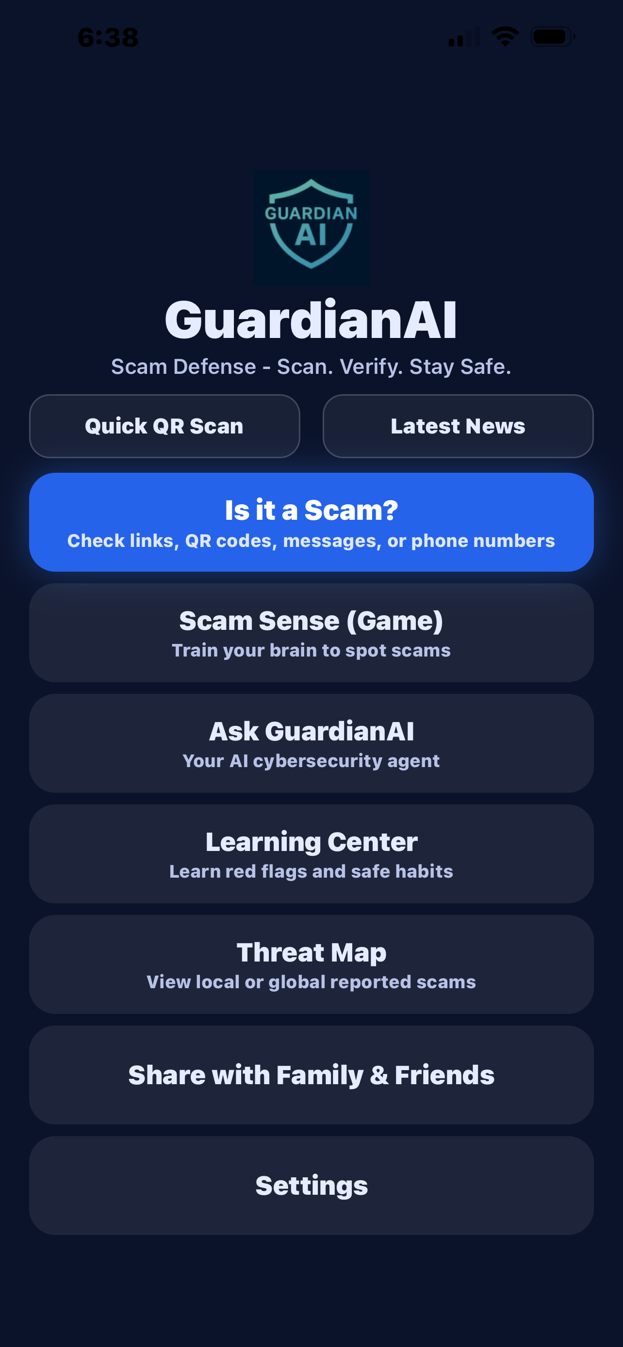GuardianAI: Scam Defense App gallery image
